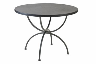 Tisch Schmiedeeisen graphite rund 100 cm
